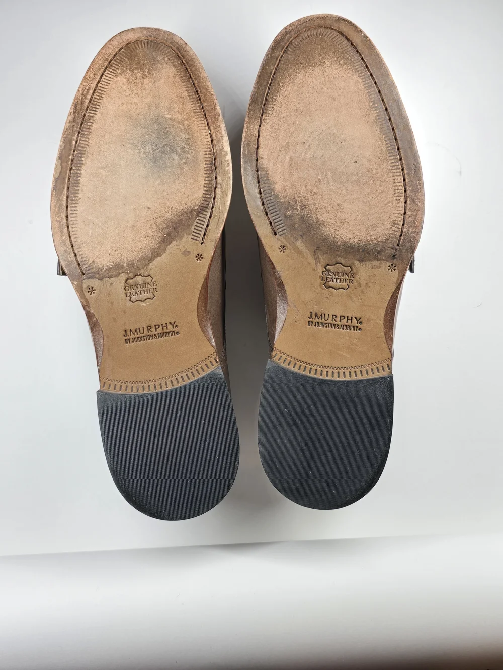 J. Murphy by Johnston & Murphy Brown Leather Double Monk Strap Oxfords